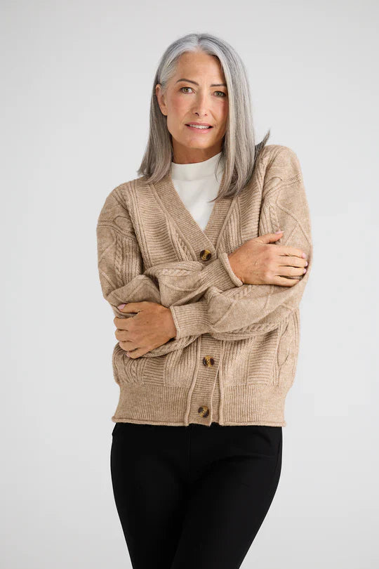 Jordi cardigan - Oat Marle