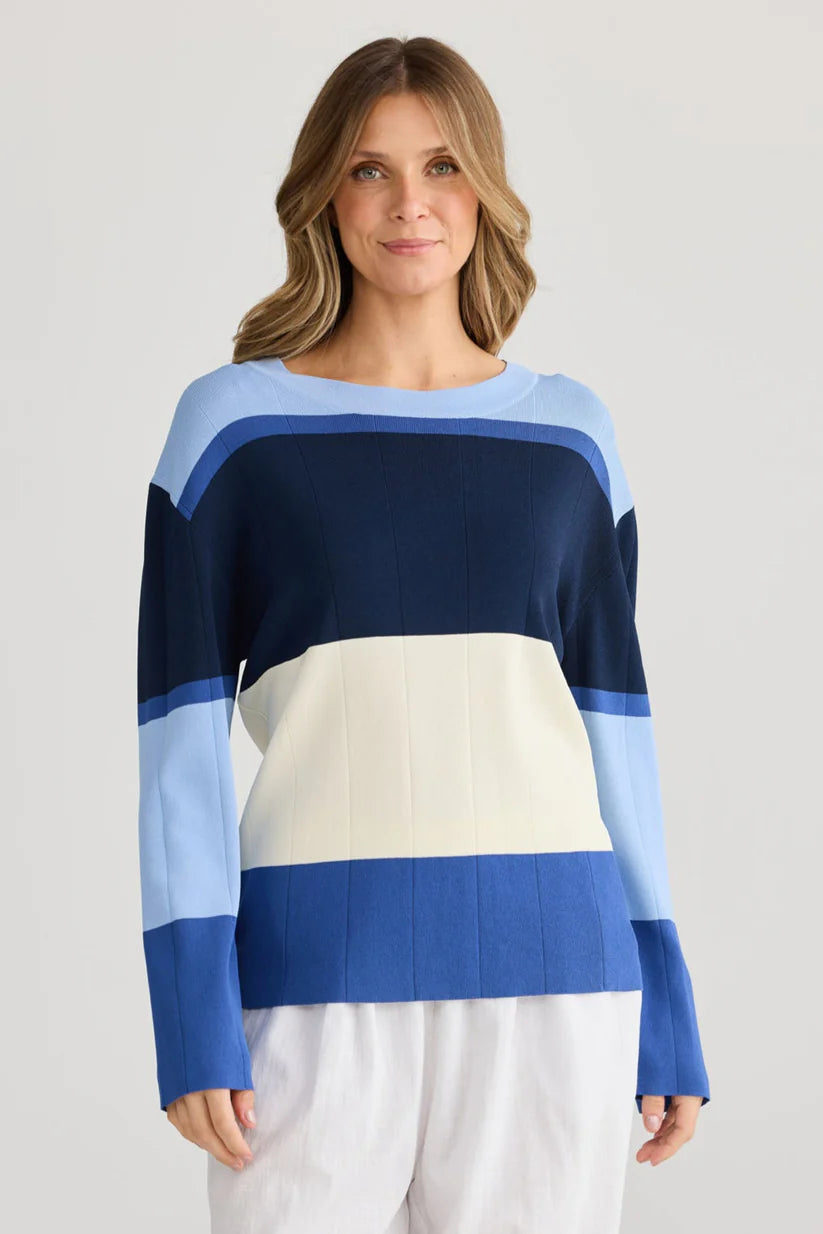 Middleton top - Blue multi