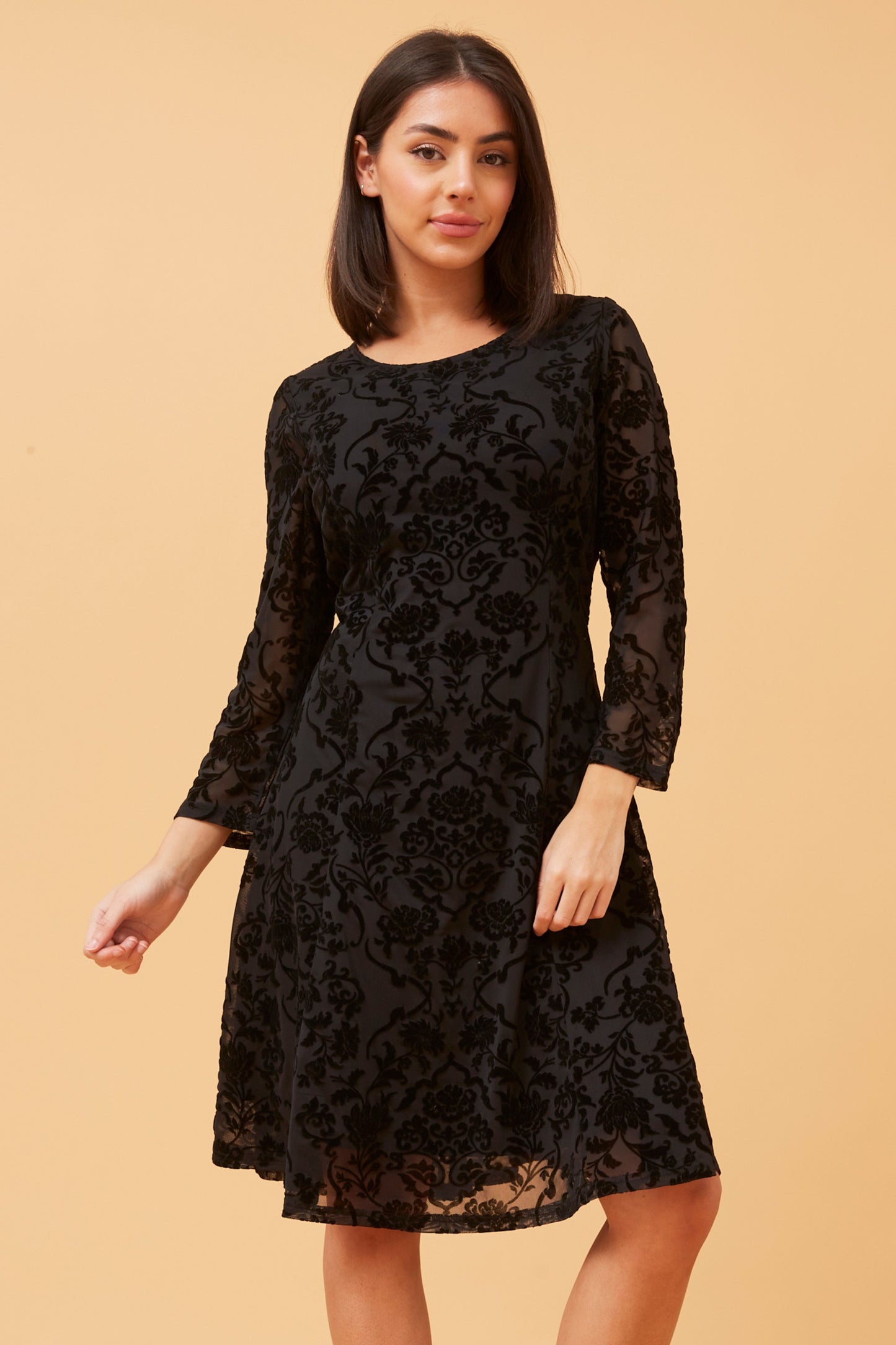 Flare dress - Black