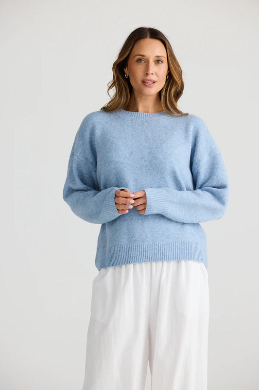 Overboard knit - Lake blue