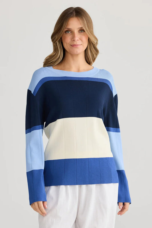 Middleton top - Blue multi