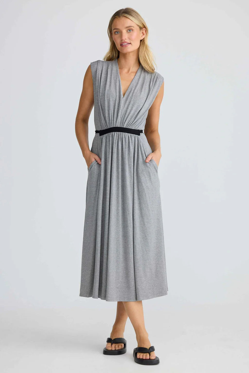 Free Time Dress - Grey Marle