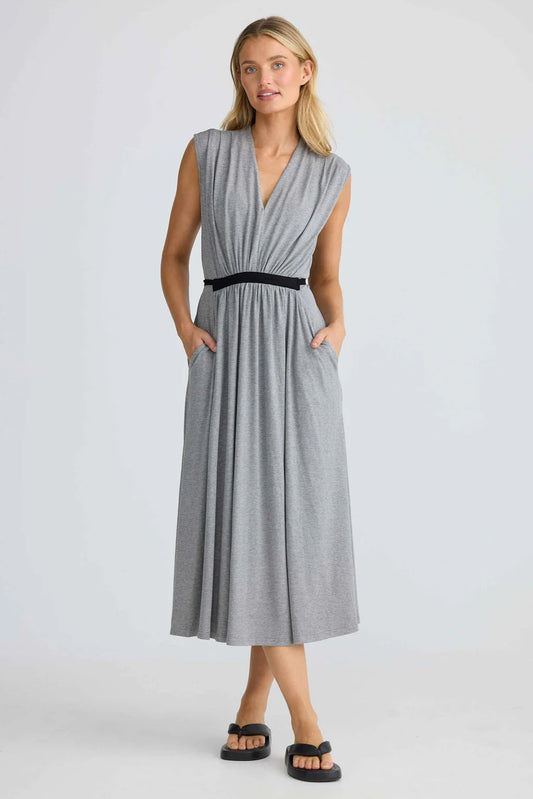 Free Time Dress - Grey Marle