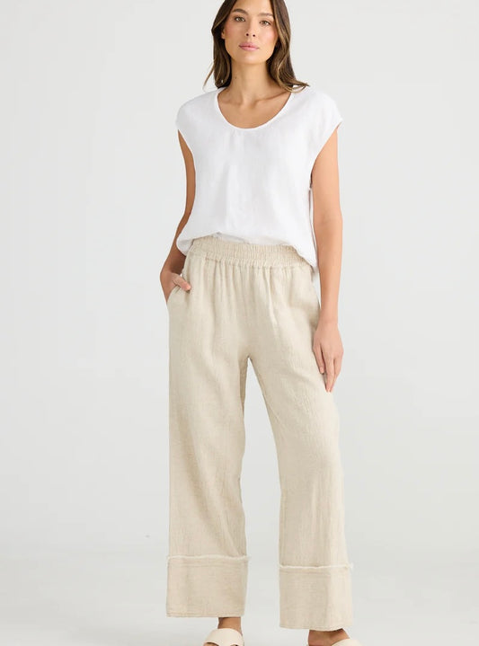 Sienna Pant - Natural