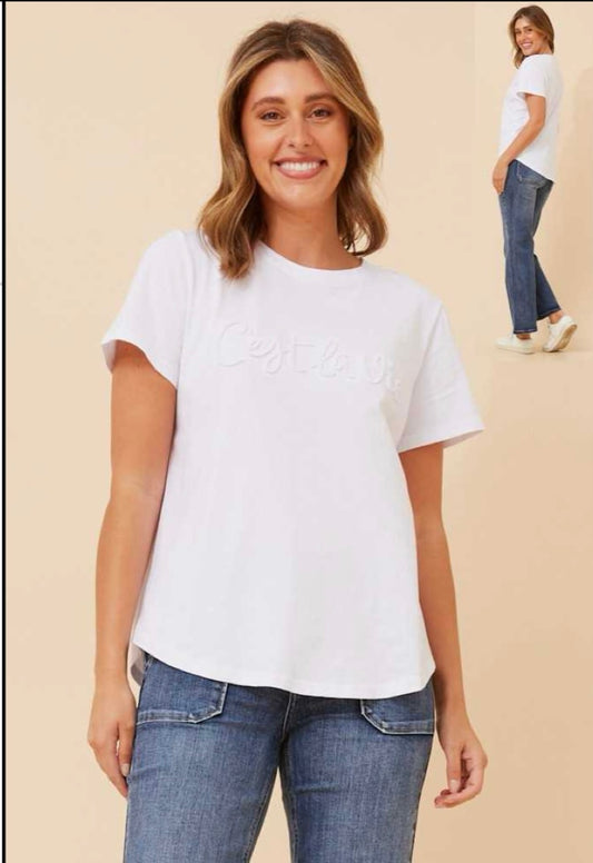 Milla Tee - White