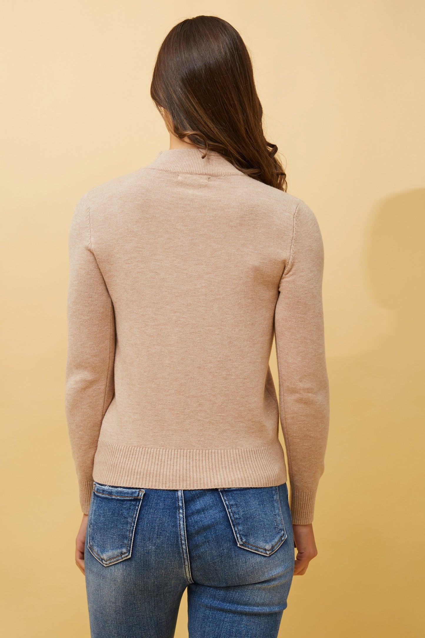 Turtleneck sweater - Beige