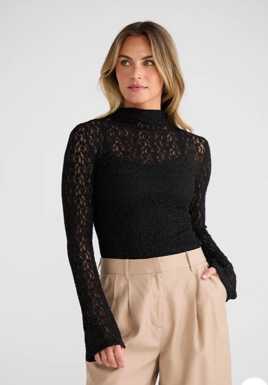 Luisa top - black