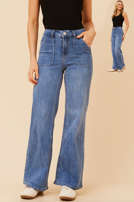 Boot cut jeans - light blue