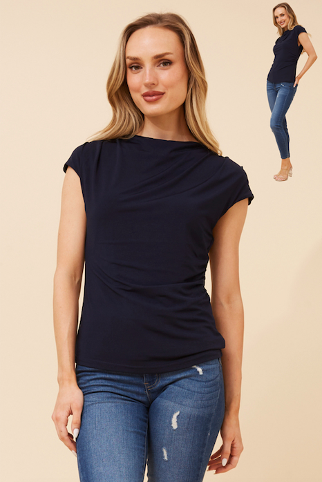 Giselle top - Navy