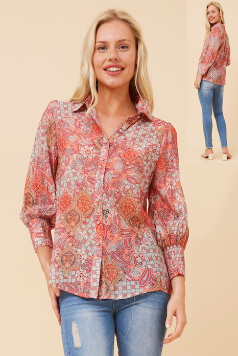 Jessie shirt - pink multi