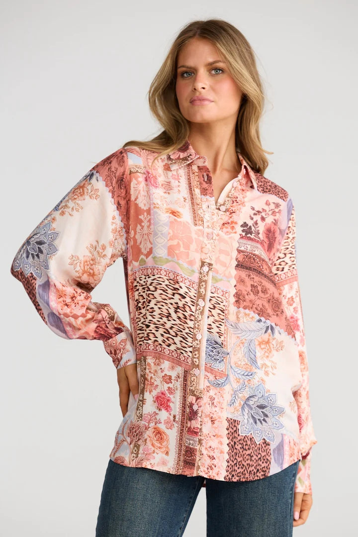 Flower child shirt - Nomad Patchwork