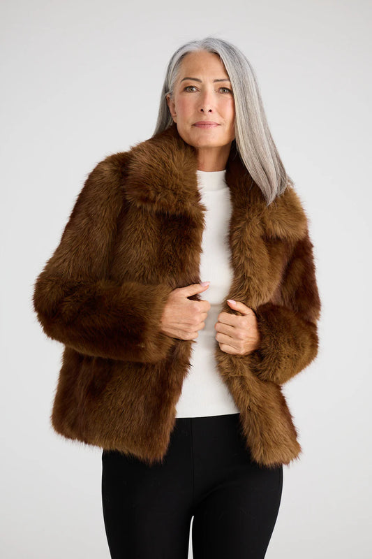 Steinway jacket - Faux Mink