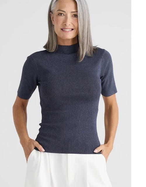 Noah knit - charcoal marle